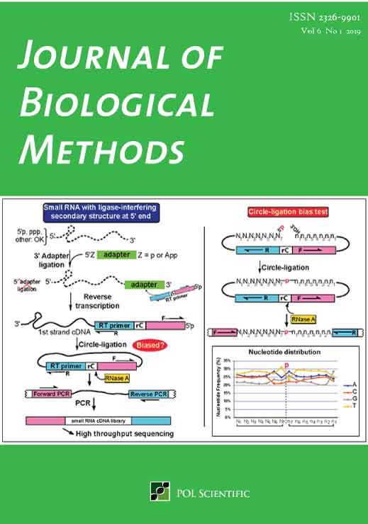 Journal of Biological Methods (JBM) Cover Image